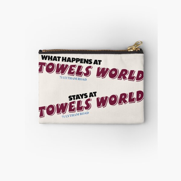 Item preview, TOWELS WORLD - THE HAPPIEST PLACE ON EARTH designed and sold by Unspirations.