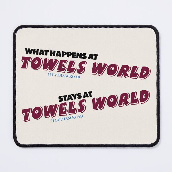 Item preview, TOWELS WORLD - THE HAPPIEST PLACE ON EARTH designed and sold by Unspirations.