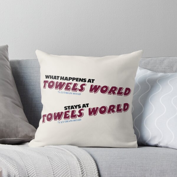 Item preview, TOWELS WORLD - THE HAPPIEST PLACE ON EARTH designed and sold by Unspirations.