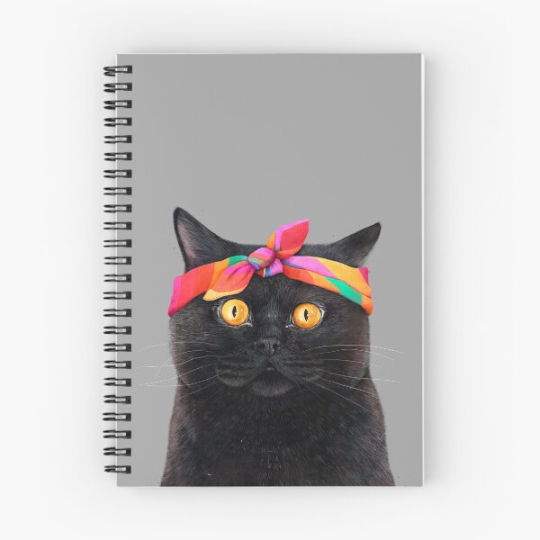 Artikelvorschau, Schwarze Katze mit Bandana entworfen und verkauft von Valeriya Korenkova Kodamorkovkart.