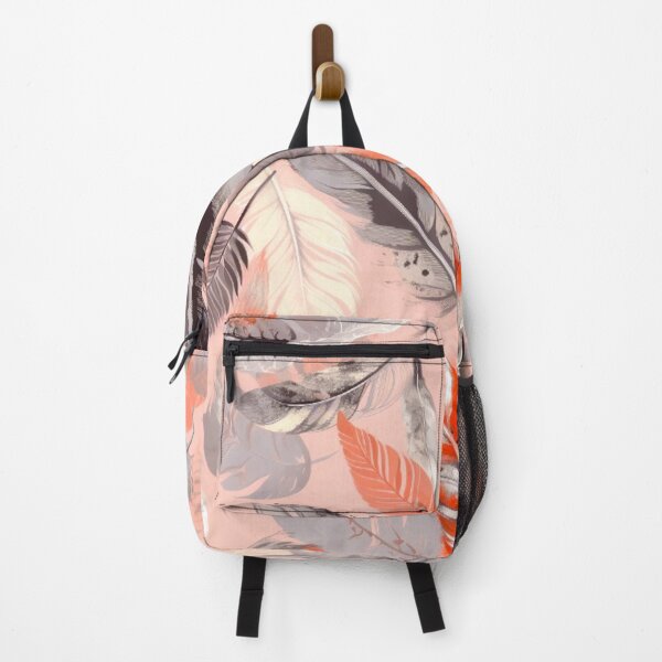 Artikelvorschau, Feathers - Coral, blush, ivory, gray, gold 3 entworfen und verkauft von Highlandkings.