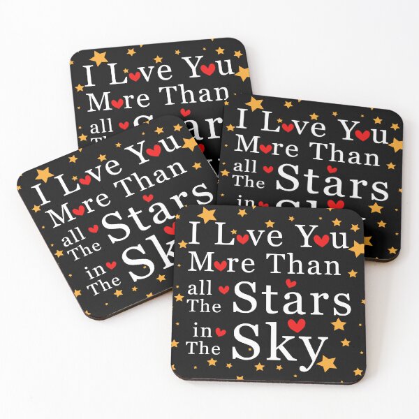Item preview, I love you more than all the star in the sky designed and sold by Wayof.