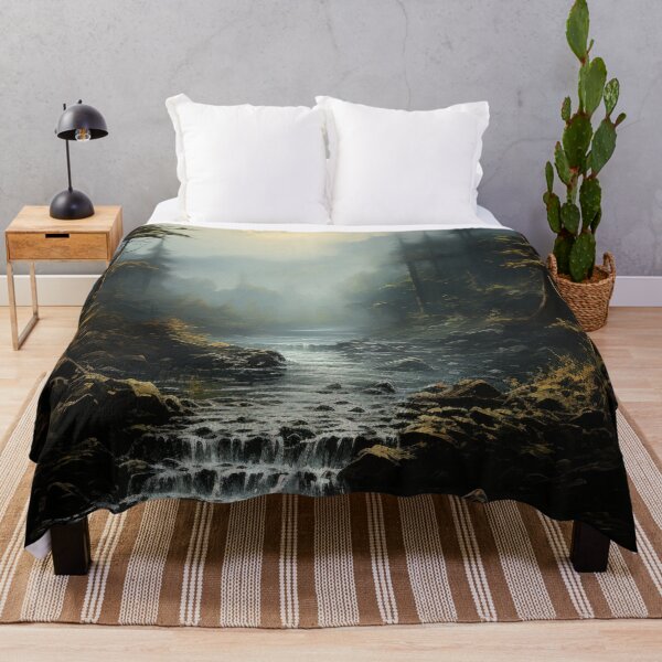 Item preview, Misty Cascade: An Impressionist Reverie - 11 designed and sold by Moisky Art.
