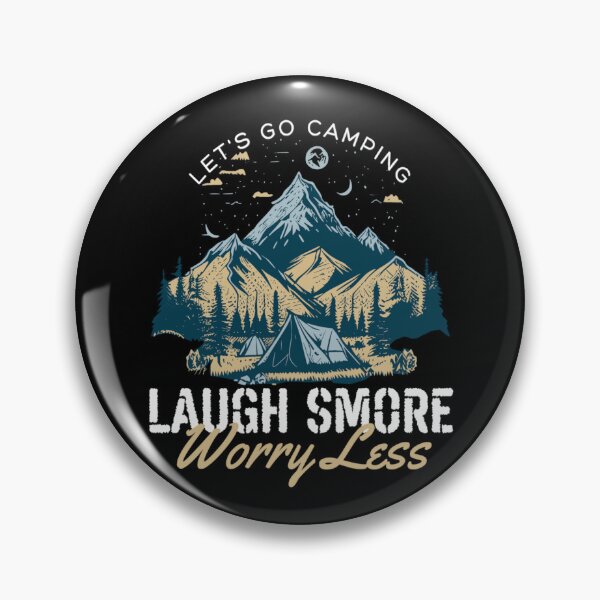 Item preview, Laugh Smore Worry Less Camp Mountains designed and sold by Paula Helit.