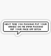 rip your face off vine Sticker