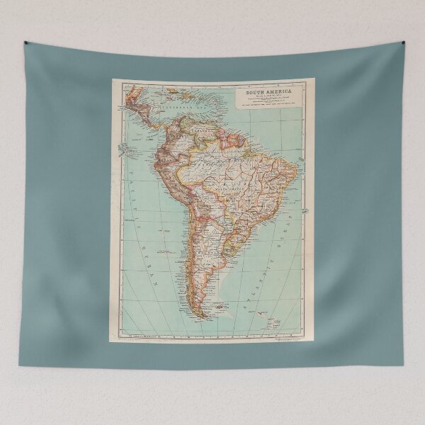 Item preview, South America Antique Maps 	 	 designed and sold by zmdrxjbse43.