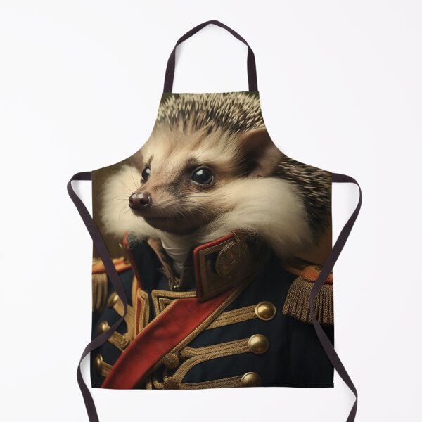Item preview, Hedgehog in Military Uniform, Animal Renaissance Portrait designed and sold by Futuriddle.