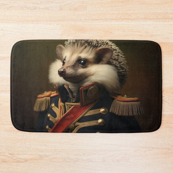 Item preview, Hedgehog in Military Uniform, Animal Renaissance Portrait designed and sold by Futuriddle.