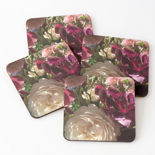 Item preview, Pansies, Roses and Zinnias designed and sold by OwlGroveRoses.