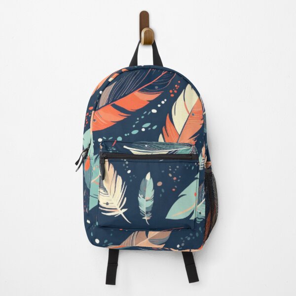 Artikelvorschau, Feathers - Coral, mint, navy, gold, white 2 entworfen und verkauft von Highlandkings.