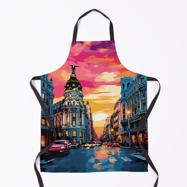 Item preview, A Pop Art Travel Print of Madrid - Spain designed and sold by StudioRedKoala.