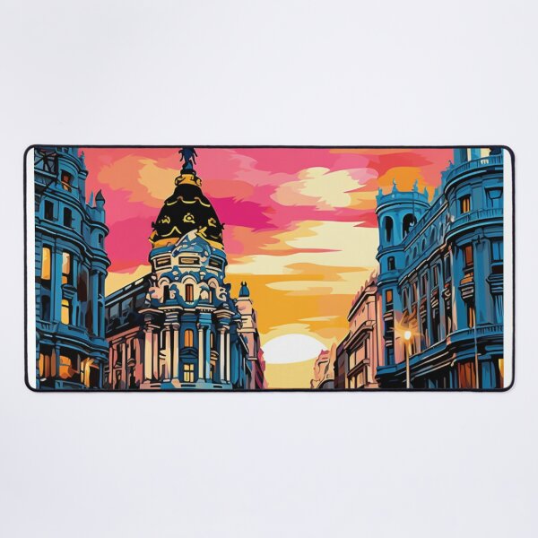 Item preview, A Pop Art Travel Print of Madrid - Spain designed and sold by StudioRedKoala.