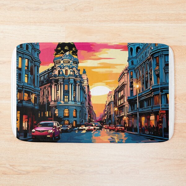Item preview, A Pop Art Travel Print of Madrid - Spain designed and sold by StudioRedKoala.