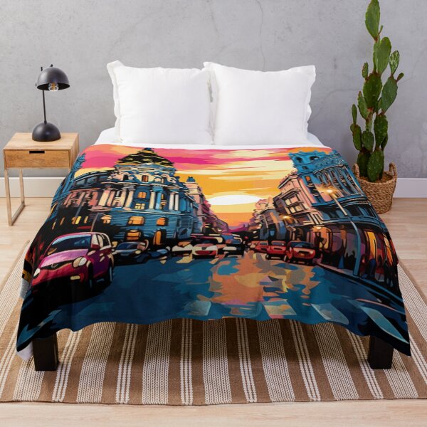 Item preview, A Pop Art Travel Print of Madrid - Spain designed and sold by StudioRedKoala.
