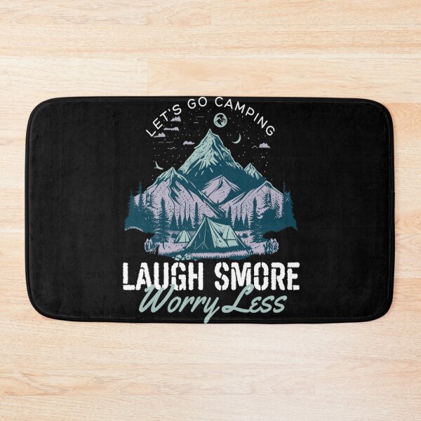 Item preview, Laugh Smore Worry Less Camp Mountains designed and sold by Paula Helit.