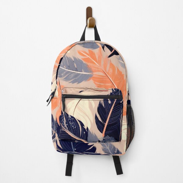 Item preview, Feathers - Coral, navy, beige, cream, gold designed and sold by Highlandkings.