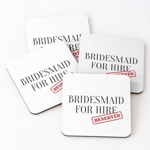 Item preview, Bridesmaid for hire designed and sold by YummyPatterns.