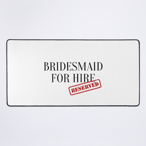 Item preview, Bridesmaid for hire designed and sold by YummyPatterns.