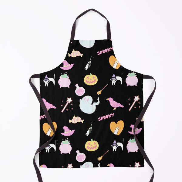 Item preview, Witchy Kids Halloween Pattern on Black designed and sold by Whispering Raven.