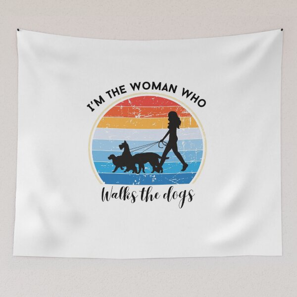 Item preview, I'm the woman who walks the dog gifts  designed and sold by WHDProduction45.