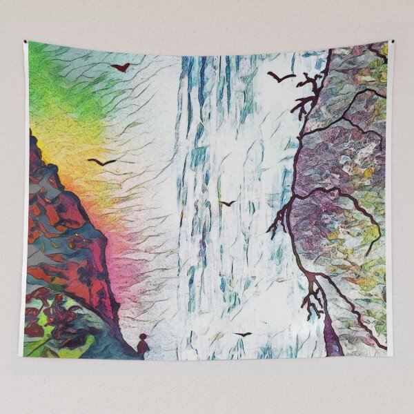 Item preview, Viewing the waterfall designed and sold by George Hutton Hunter.