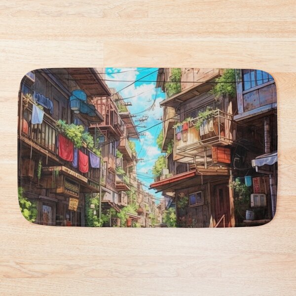 Item preview, Fantasy neighborhood inspired by studio Ghibli  designed and sold by RedCosmos-.