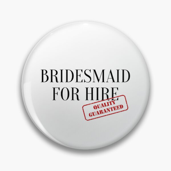 Item preview, Bridesmaid for hire designed and sold by YummyPatterns.
