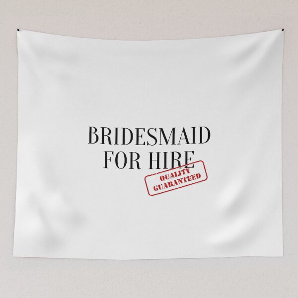 Item preview, Bridesmaid for hire designed and sold by YummyPatterns.
