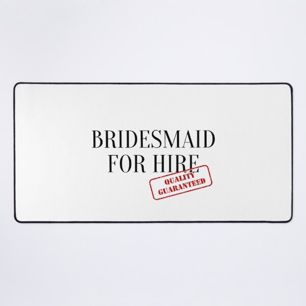 Item preview, Bridesmaid for hire designed and sold by YummyPatterns.