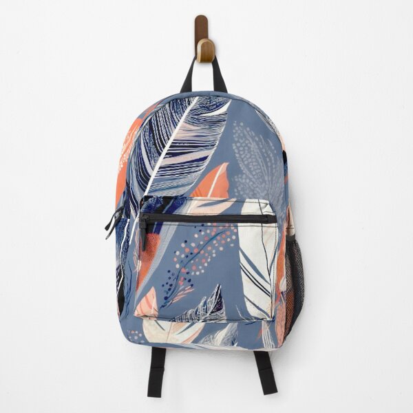 Artikelvorschau, Feathers - Coral, navy, gray, silver, gold 3 entworfen und verkauft von Highlandkings.