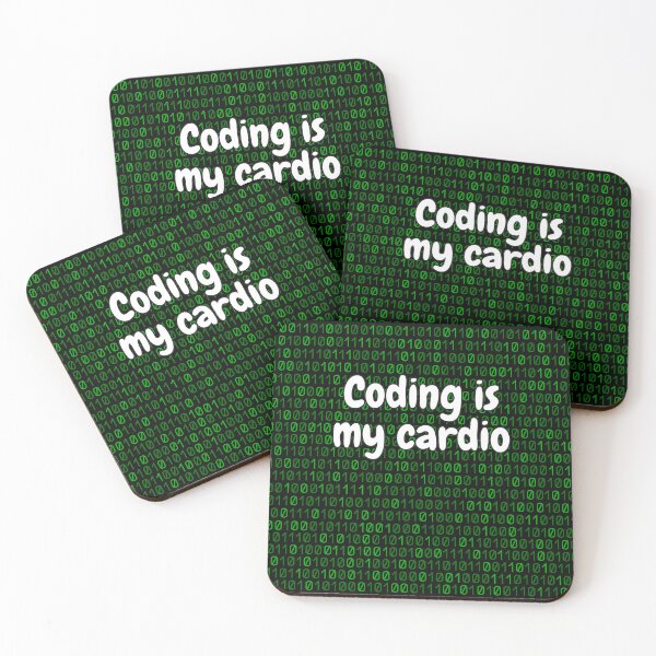 Item preview, Coding is my cardio designed and sold by FashCode.