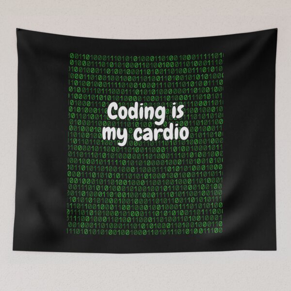 Item preview, Coding is my cardio designed and sold by FashCode.