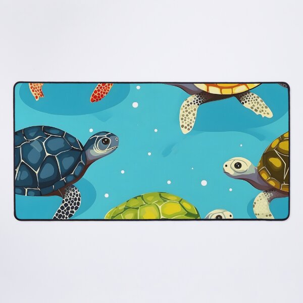 Item preview, Brighten up any space with our adorable turtles graphic design print. Perfect for adding a touch of charm and whimsy to your surroundings. designed and sold by imaginariumlab.