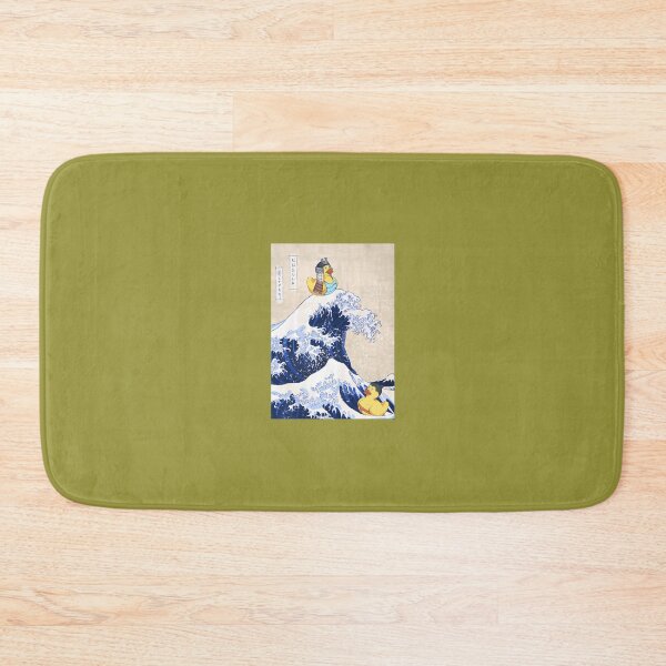 Item preview, The great wave of rubber ducks Art Print 	 designed and sold by txwjlrsof99.