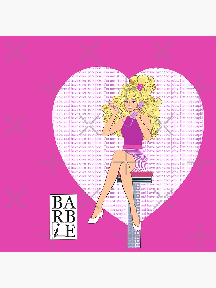 Discover Barbie Magazine Cover - I’m not stupid, I have over 200 jobs Clock