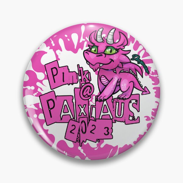 Artikelvorschau, Pink mit Splatter auf der PAX AUS 2023 – Limited Edition entworfen und verkauft von Dragancaor.