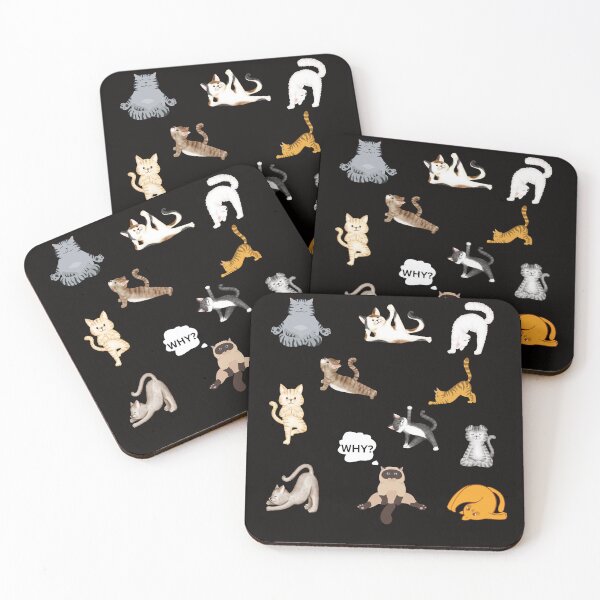 Item preview, yoga for cats designed and sold by misslizzyspin.
