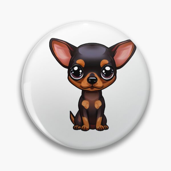 Artikelvorschau, Chibi Miniature Pinscher entworfen und verkauft von City0fDreams.