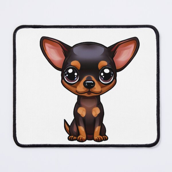 Artikelvorschau, Chibi Miniature Pinscher entworfen und verkauft von City0fDreams.