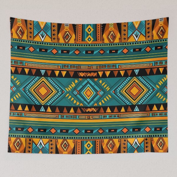 Item preview, Vibrant African Dashiki Graphic Design Print designed and sold by imaginariumlab.