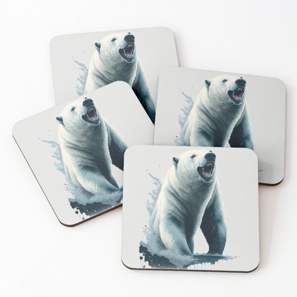 Item preview, Angry polar bear designed and sold by Dr-Kane.