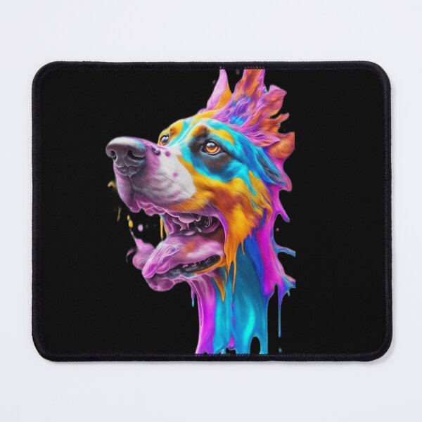 Item preview, Colorful Splash Dog Graphic Art designed and sold by DeevaValli.