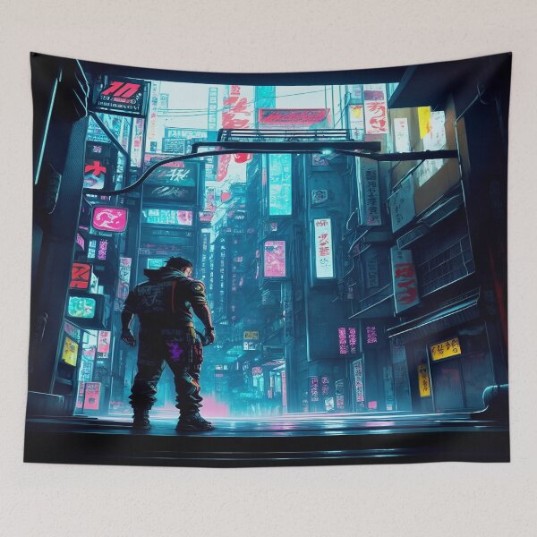 Item preview, Neon Tokyo Nights designed and sold by FantasyVisions.