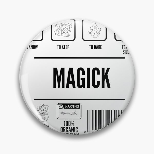 Item preview, Magic, To Know, To Dare, To Will, To Keep Silent , magick designed and sold by Manitoquerido.