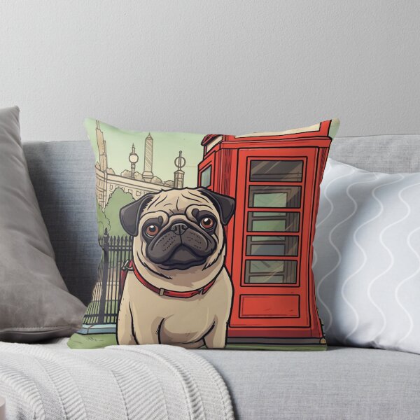Item preview, Pug in London UK #1 designed and sold by Dog Lover.