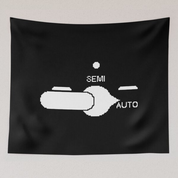 Item preview, Safety Selector 8-bit designed and sold by CCCDesign.