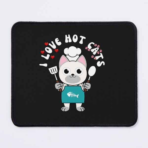 Item preview, I Love Hot Cats  designed and sold by Eolithic.