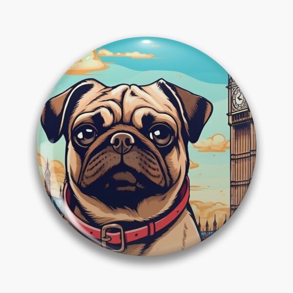 Item preview, Pug in London UK #2 designed and sold by Dog Lover.