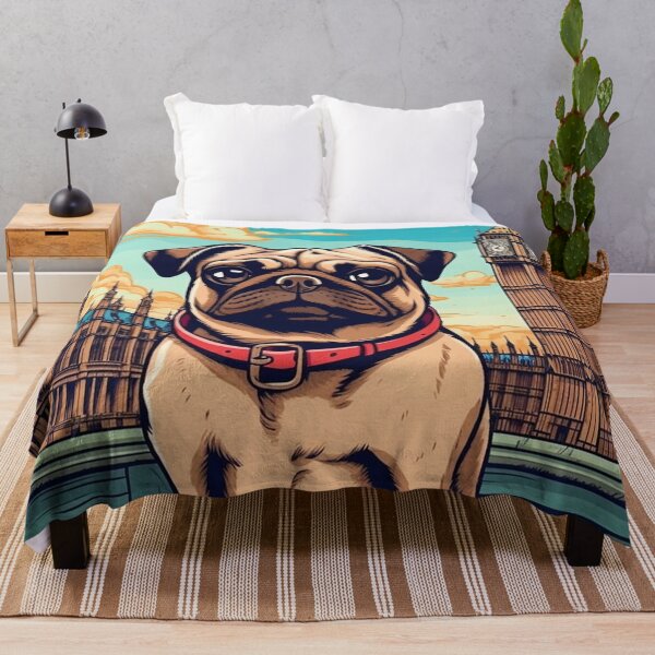 Item preview, Pug in London UK #2 designed and sold by Dog Lover.