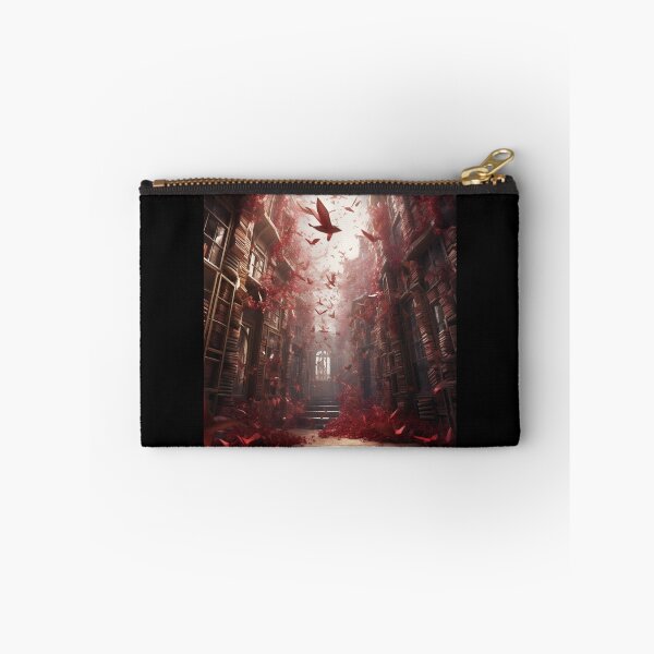 Item preview, Fantasy world with many books giant flyingcolor red designed and sold by StaceyJimmie.